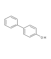 對羥基聯苯結構式